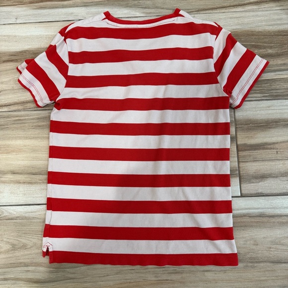 Scotch & Soda Red and White Striped Kids Shirt - Picture 2 of 6